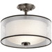 Kichler KK43154MIZ Mission Bronze Semi Flush Mount Ceiling Light