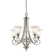 Kichler KK43156NI Brushed Nickel Mid Sized Chandelier