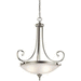 Kichler KK43164NI Brushed Nickel Up Light Pendant