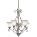 Kichler KK43224NI Brushed Nickel Mid Sized Chandelier