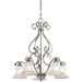 Kichler KK43225NI Brushed Nickel Mid Sized Chandelier