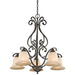 Kichler KK43225OZ Olde Bronze Mid Sized Chandelier