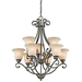 Kichler KK43226OZ Olde Bronze Mid Sized Chandelier