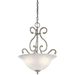 Kichler KK43227NI Brushed Nickel Up Light Pendant