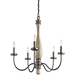 Kichler KK43322DAG Distressed Antique Gray Mini Chandelier