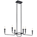 Kichler KK43362BK Black Linear Pendant