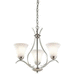 Kichler KK43503NI Brushed Nickel Mini Chandelier