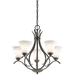 Kichler KK43504OZ Olde Bronze Mini Chandelier