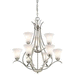 Kichler KK43506NI Brushed Nickel Mid Sized Chandelier