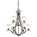 Kichler KK43506OZ Olde Bronze Mid Sized Chandelier