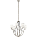 Kichler KK43532CLP Classic Pewter Mid Sized Chandelier