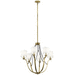 Kichler KK43532NBR Natural Brass Mid Sized Chandelier