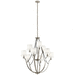 Kichler KK43534CLP Classic Pewter Large Foyer Chandelier