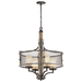 Kichler KK43582AVI Anvil Iron Entrance / Foyer Pendant