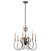 Kichler KK43617WZC Weathered Zinc Mid Sized Chandelier