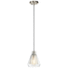 Kichler KK43624NI Brushed Nickel Mini Pendant