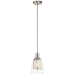 Kichler KK43625NI Brushed Nickel Mini Pendant