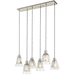 Kichler KK43628NI Brushed Nickel Multi Light Pendant