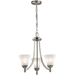 Kichler KK43630NI Brushed Nickel Mini Chandelier