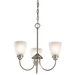 Kichler KK43637NI Brushed Nickel Mini Chandelier