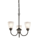 Kichler KK43637OZ Olde Bronze Mini Chandelier