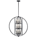 Kichler KK43644BK Black Entrance / Foyer Pendant