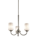 Kichler KK43664NI Brushed Nickel Mini Chandelier