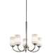 Kichler KK43665NI Brushed Nickel Mid Sized Chandelier