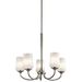 Kichler KK43665NIL18 Brushed Nickel Mid Sized Chandelier