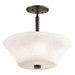 Kichler KK43669OZ Olde Bronze Semi Flush Mount Ceiling Light