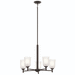 Kichler KK43671BK Black Mini Chandelier