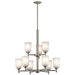 Kichler KK43672NI Brushed Nickel Mid Sized Chandelier