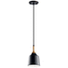 Kichler KK43682BK Black Mini Pendant