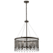 Kichler KK43723ESP Espresso Drum Pendant