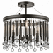 Kichler KK43726ESP Espresso Semi Flush Mount Ceiling Light