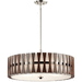 Kichler KK43754AUB Auburn Stained Finish Drum Pendant