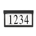 Kichler KK43800BKTLED Textured Black Address Number