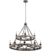 Kichler KK43826WZC Weathered Zinc Large Foyer Chandelier