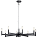 Kichler KK43857BK Black Mid Sized Chandelier