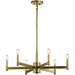 Kichler KK43859NBR Natural Brass Mid Sized Chandelier