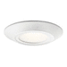 Kichler KK43870WHLED27B White Flush Mount Ceiling Light