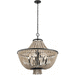 Kichler KK43892DBK Distressed Black Up Light Pendant