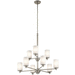 Kichler KK43924NI Brushed Nickel Mid Sized Chandelier