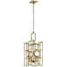 Kichler KK43933NBR Natural Brass Entrance / Foyer Pendant