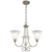 Kichler KK43937NI Brushed Nickel Mini Chandelier