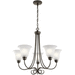 Kichler KK43938OZ Olde Bronze Mid Sized Chandelier