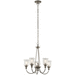 Kichler KK43946CLP Classic Pewter Mid Sized Chandelier