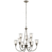 Kichler KK43948CLP Classic Pewter Mid Sized Chandelier