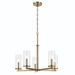 Kichler KK43999NBR Natural Brass Mid Sized Chandelier