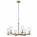 Kichler KK44013NBR Natural Brass Mid Sized Chandelier